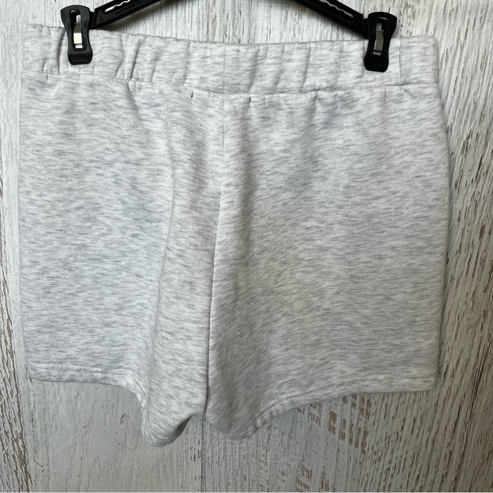 Ocean Drive Light Gray Women's Athletic Shorts - Picture 2 of 3